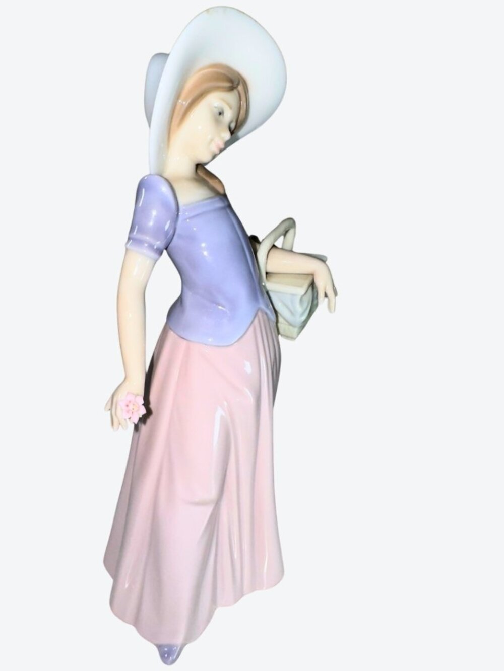LLADRÓ 1997 November 15 Event Figurine Lady with Shopping Bag - Picture 2 of 9